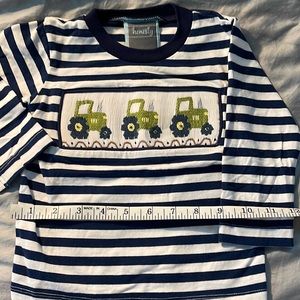 Tractor Smock Long Sleeve Tee 12 mo.